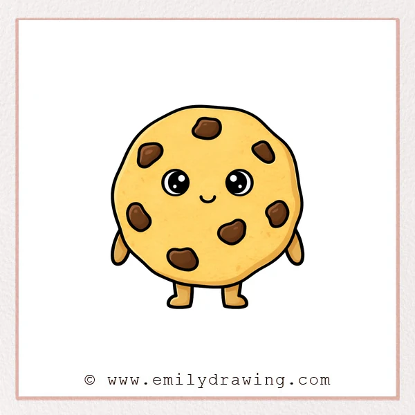 Preview of Cartoon Cookie drawing